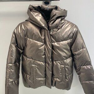 Abercrombie Kids Water Resistant Girls Mini Puffer
